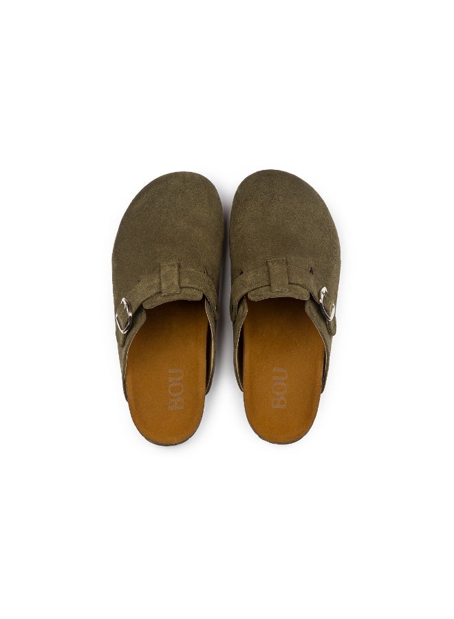 BOU Clogs - Dark Olive Tapue - Image 5